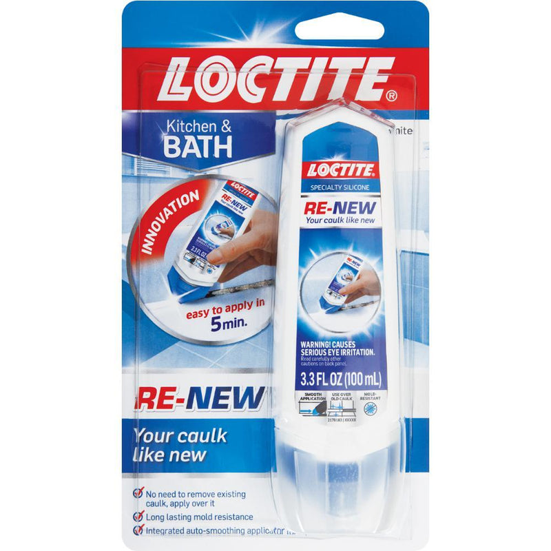 Loctite White Renew Specialty Silicone Bathroom Kitchen Seals 100ml
