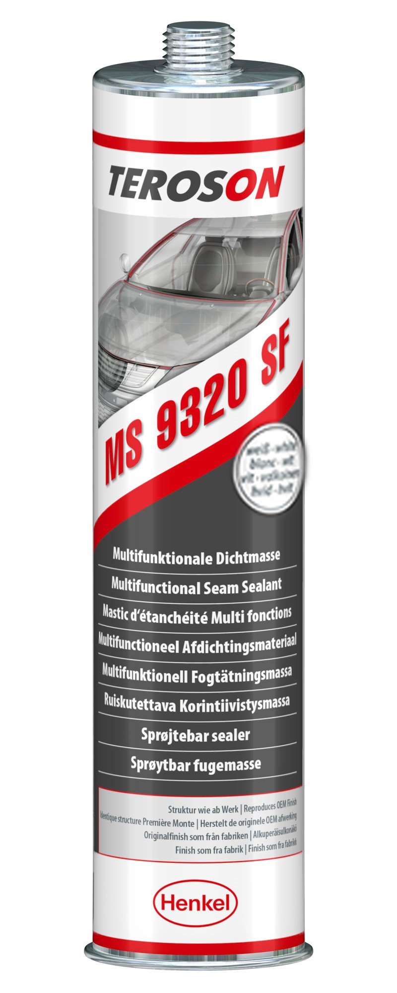 TEROSON MS 9320 Multi-functional Seam Sealant Adhesive Polymer 300mL White